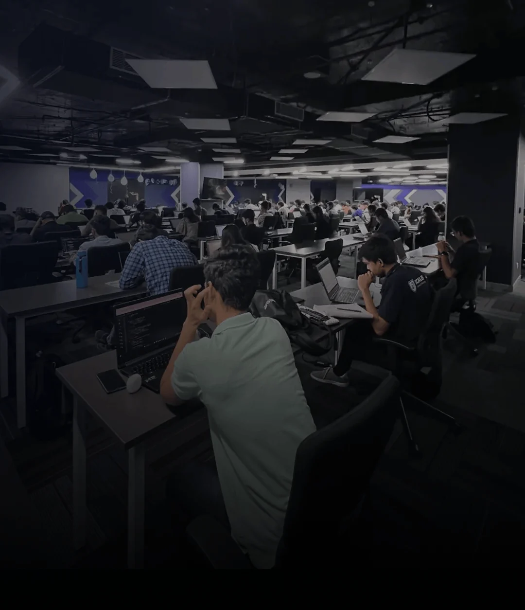 Learners building together in the weekend Lab at the Scaler campus, Electronic City, Bangalore