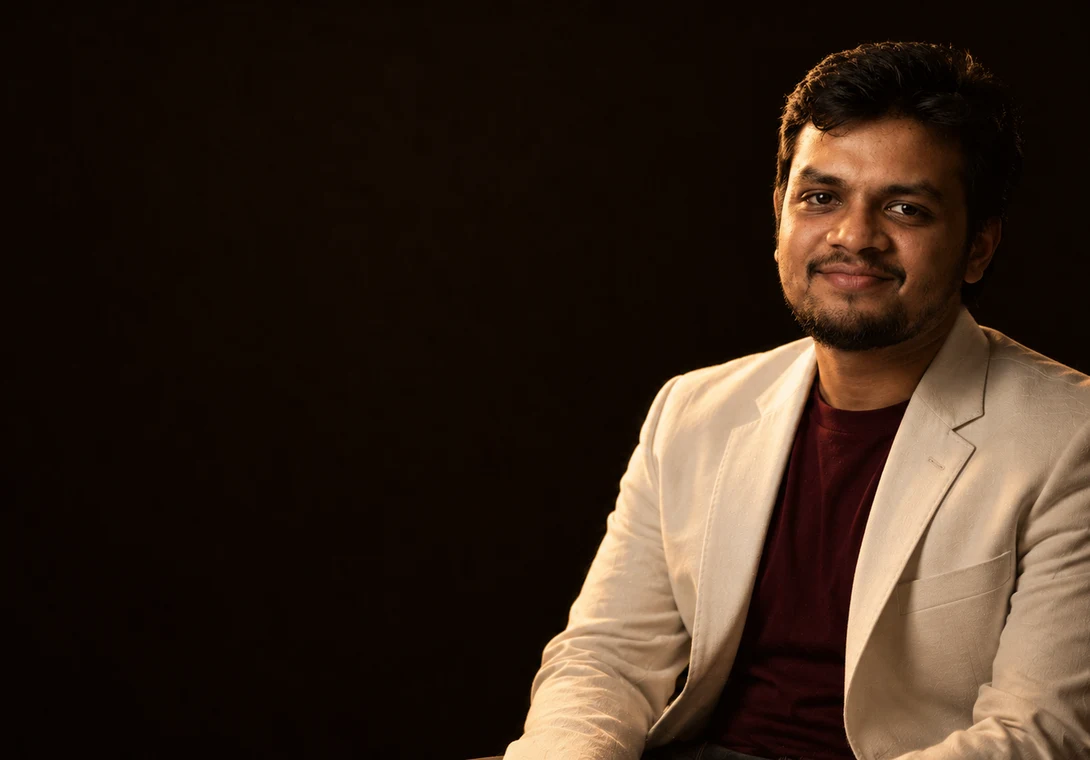 Portrait of Akash Rajpuria, instructor