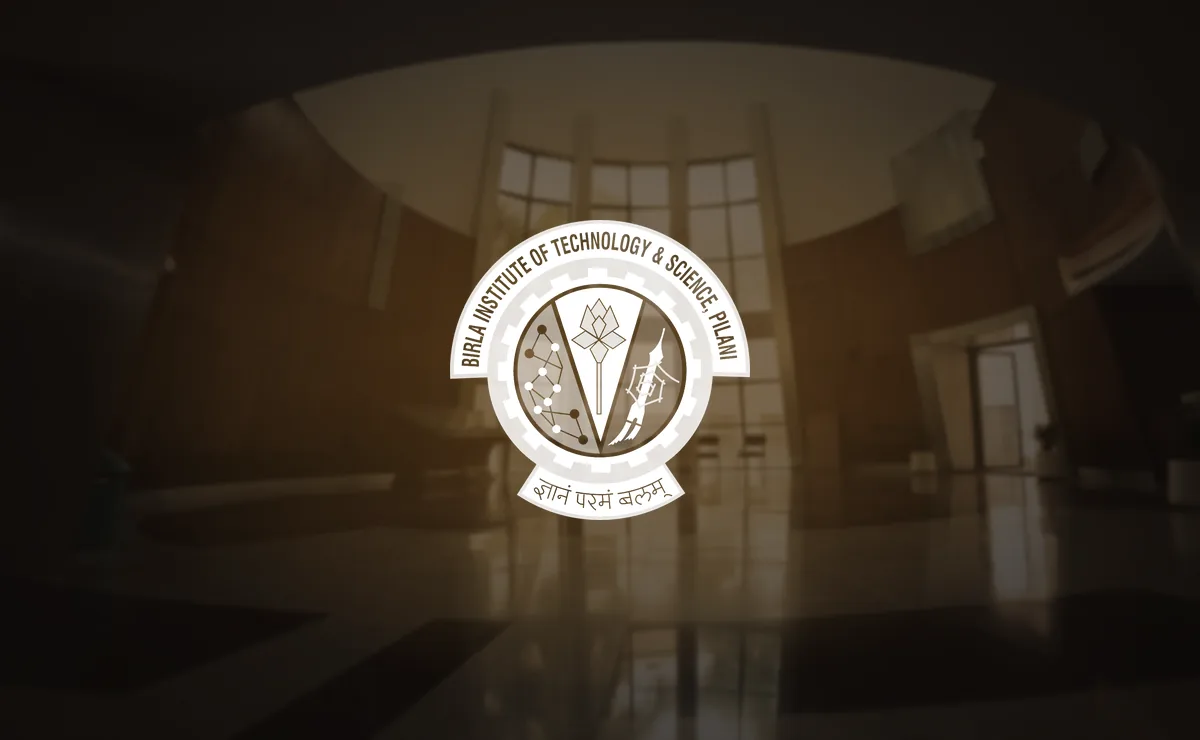 BITS Pilani logo over the Scaler campus