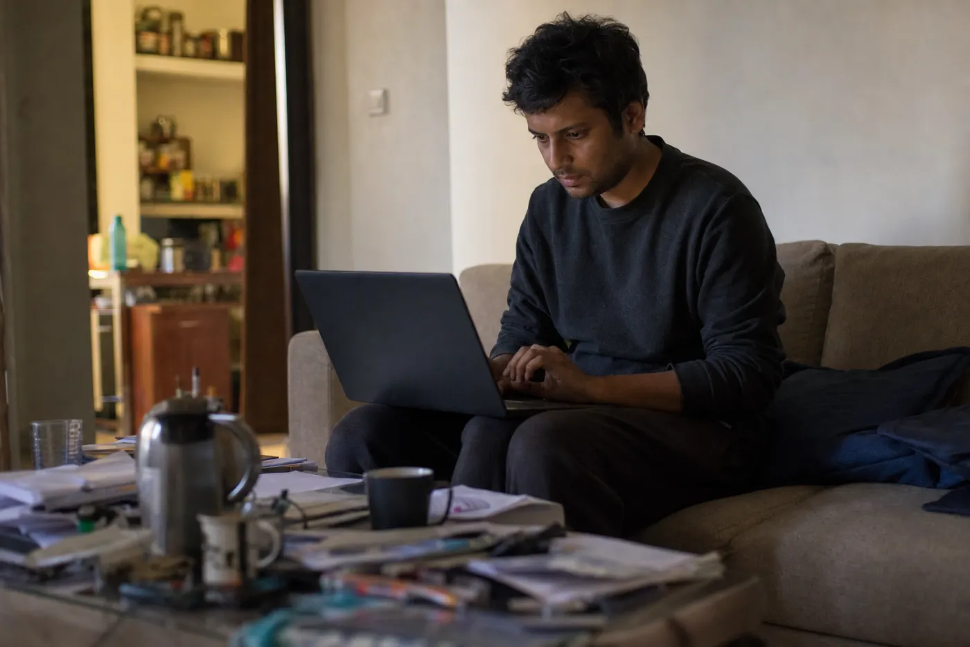 A learner building small side projects alone at home