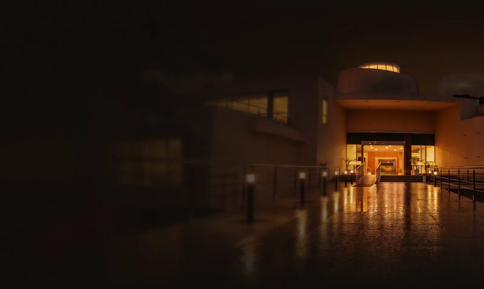 The Scaler campus in Electronic City, Bengaluru, at night
