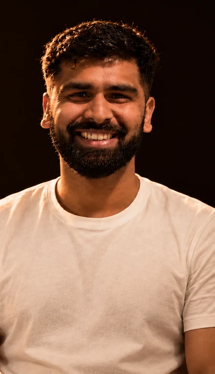 Portrait of Naman Bhalla, instructor