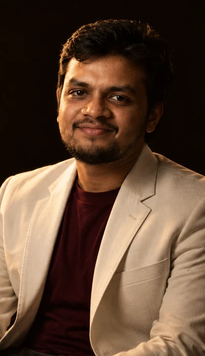 Portrait of Akash Rajpuria, instructor