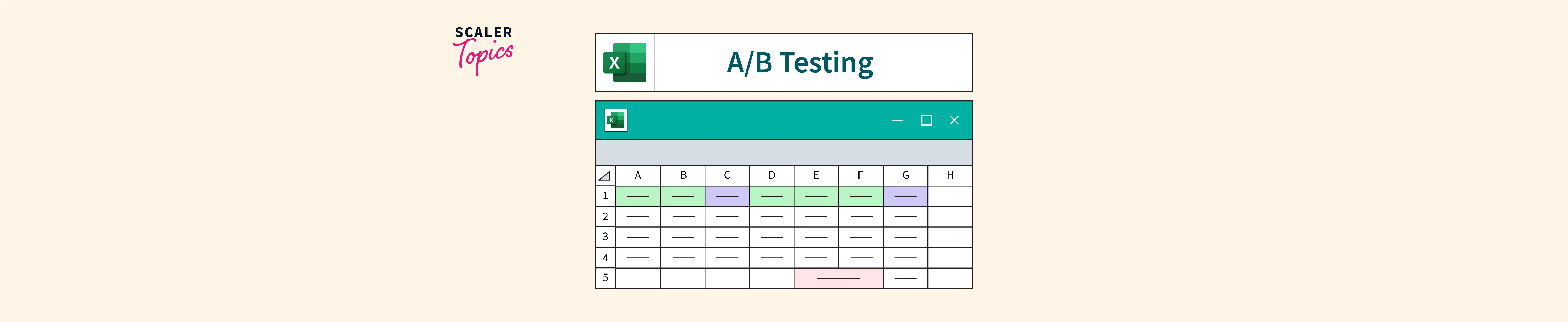 A/B Testing in Excel What should you use? Scaler Topics