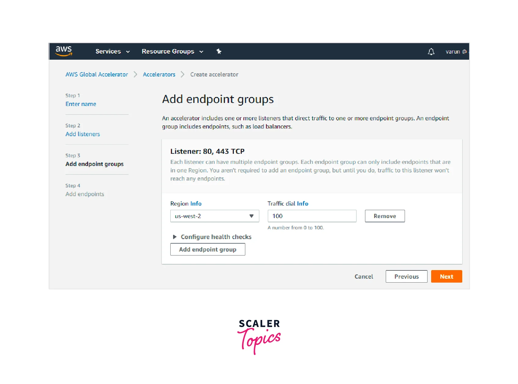 add endpoint groups