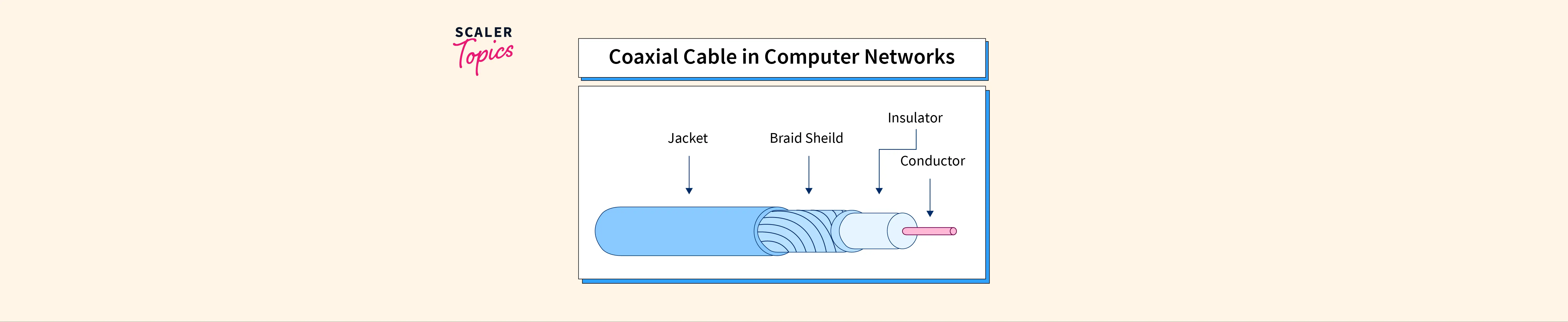 Coaxial Cable in Computer Networks Scaler Topics