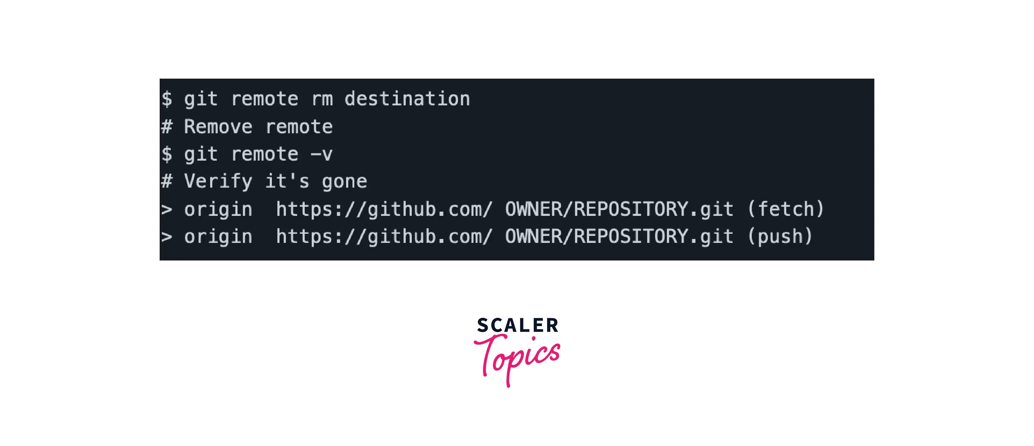 command-to-remove-remote-url-from-repository
