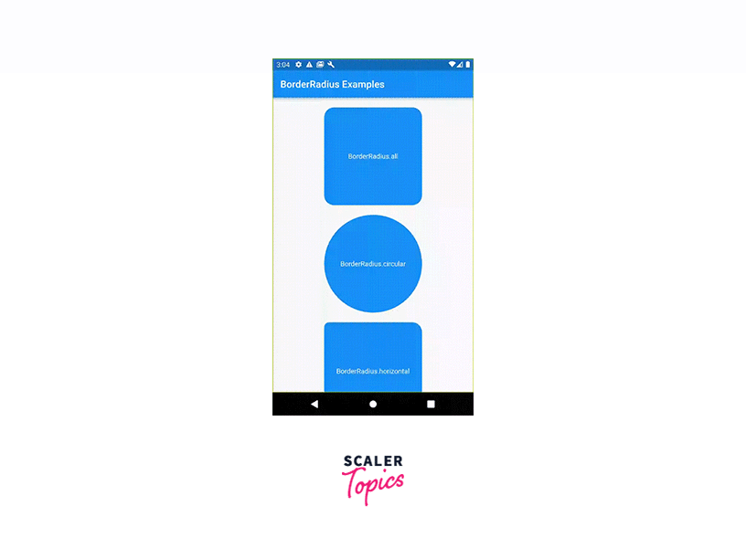 How To Set Border Radius For Container In Flutter Scaler Topics