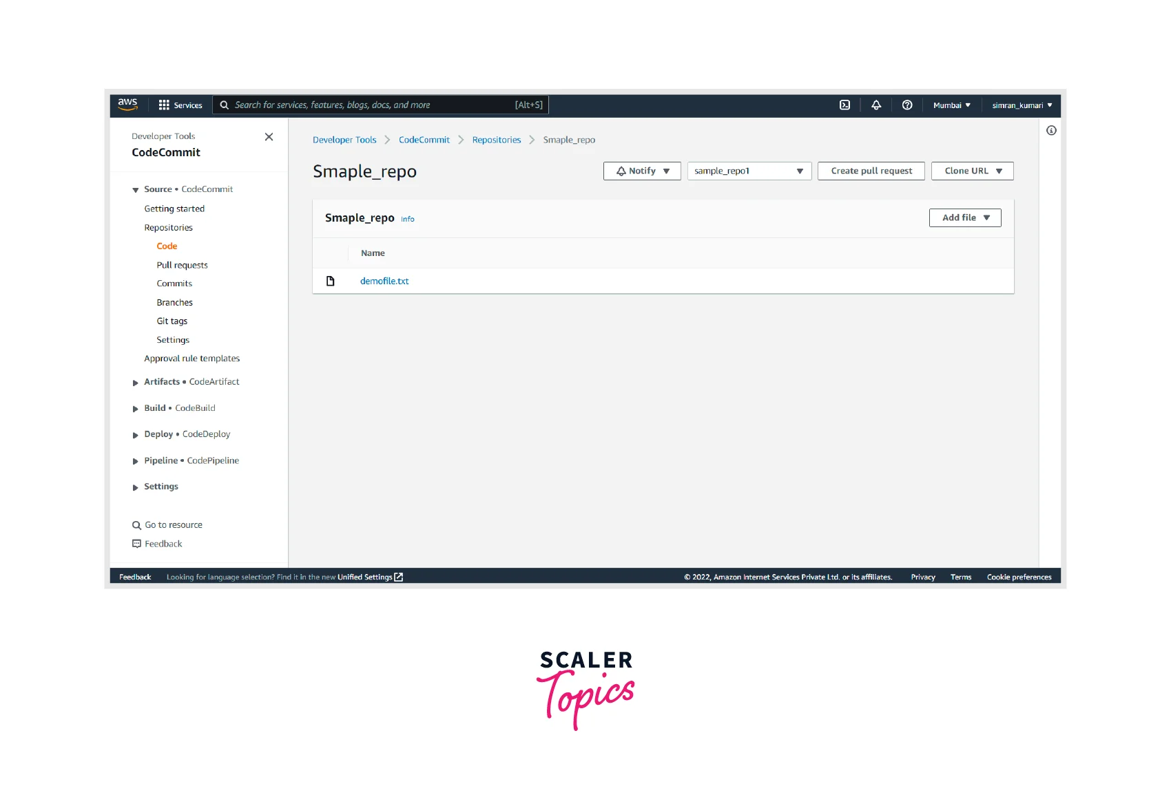 Create a Repository In CodeCommit 14
