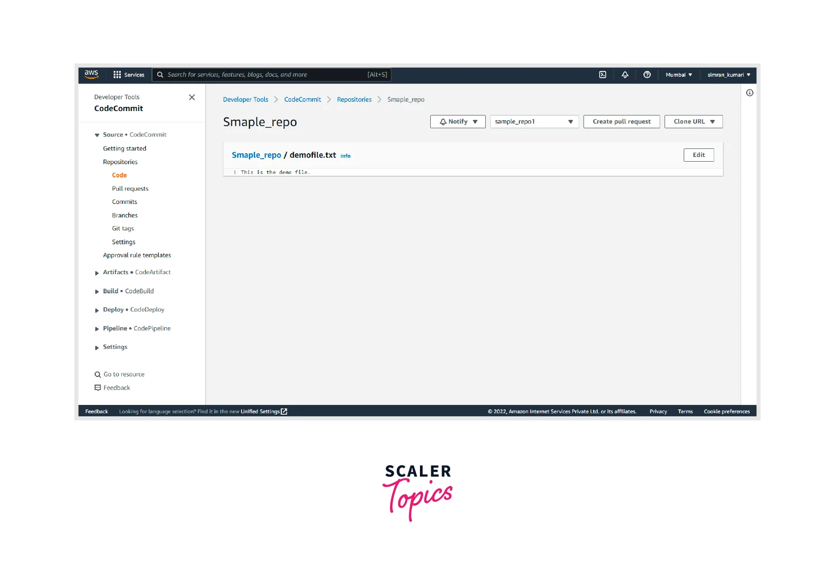 Create a Repository In CodeCommit 15