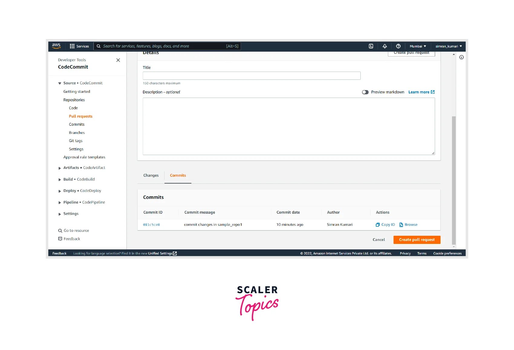Create a Repository In CodeCommit 22