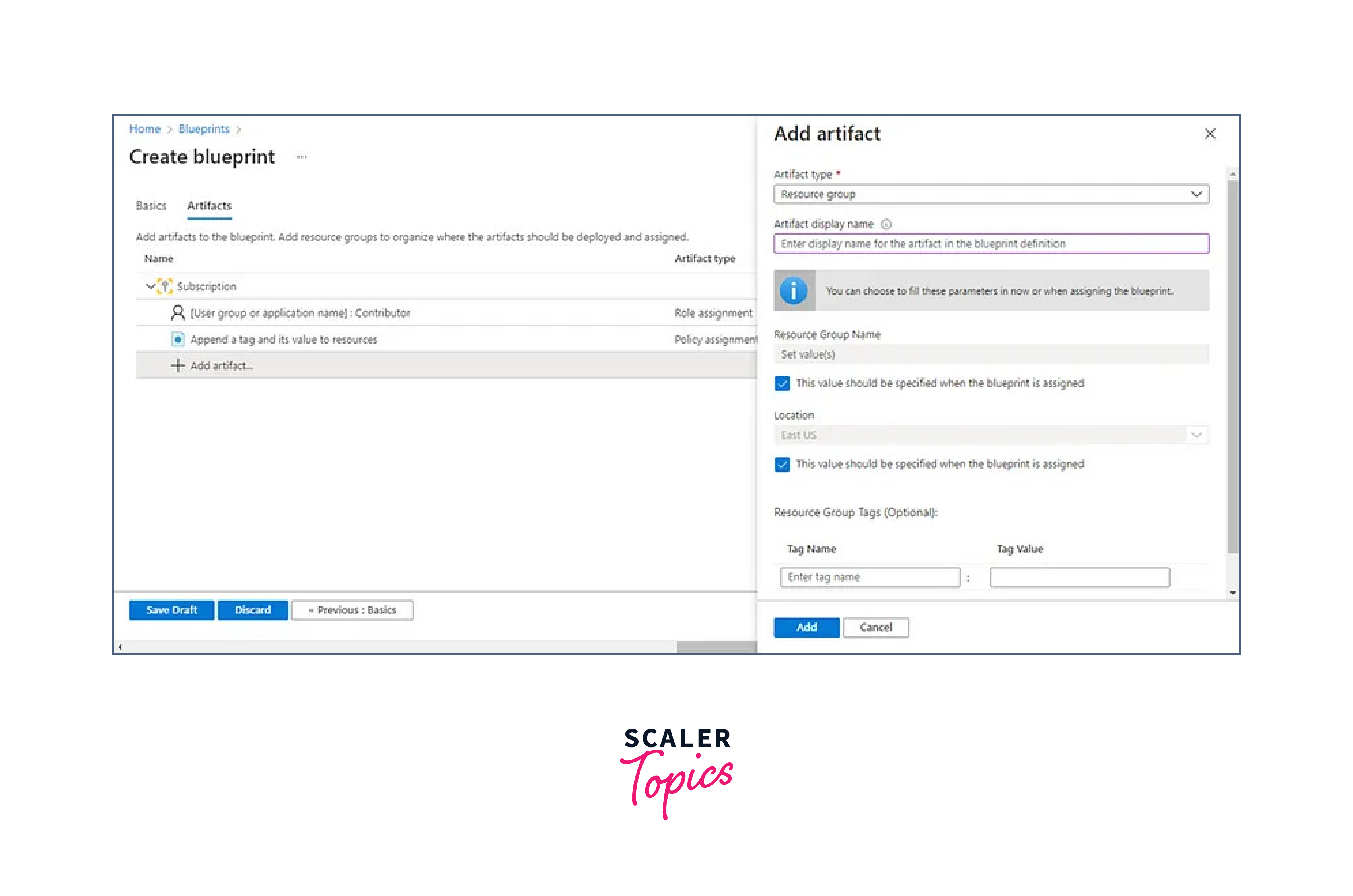 creating azure blueprint 5