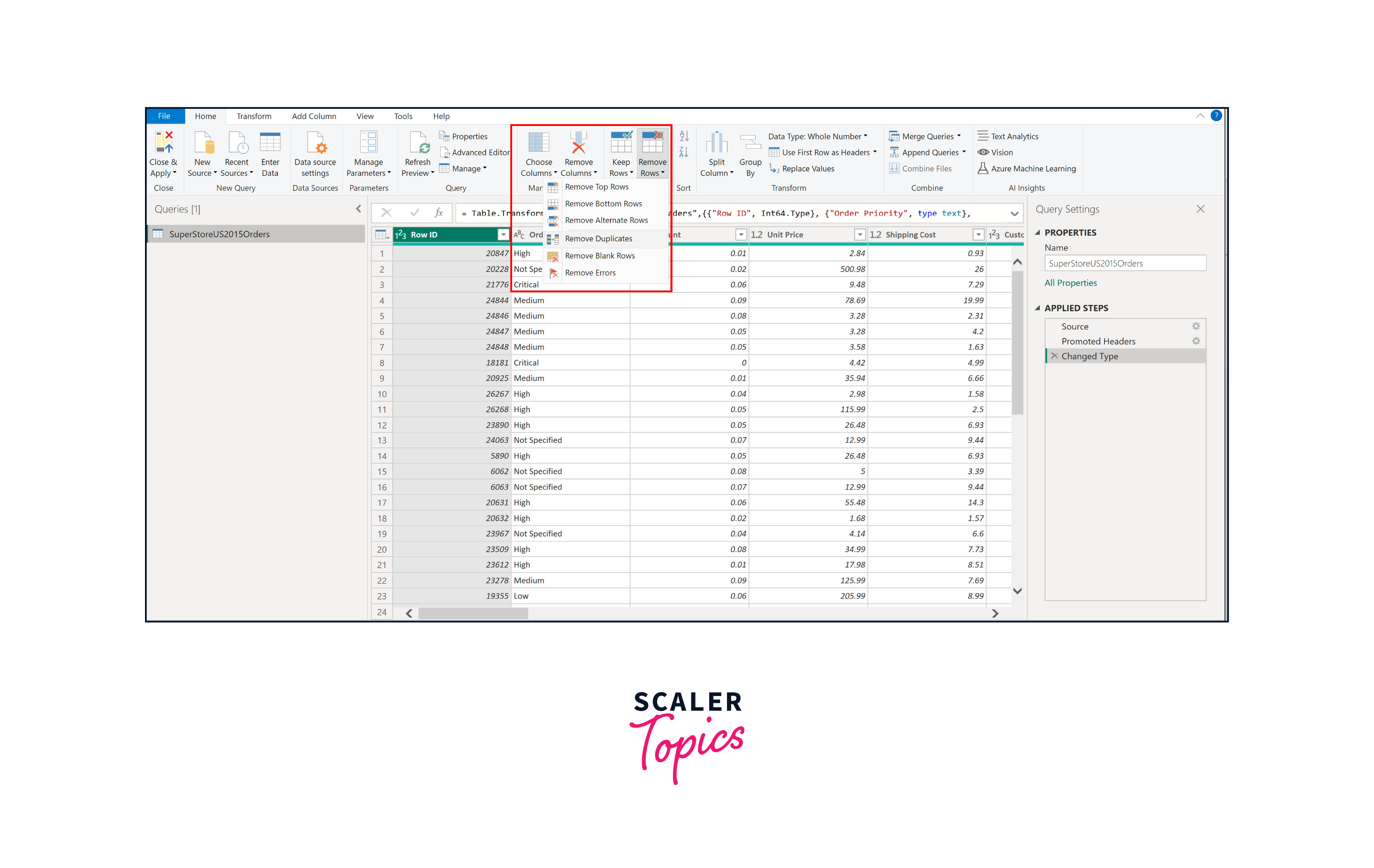 data cleaning and preparation