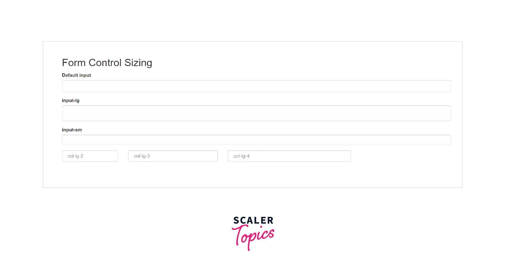 Bootstrap Forms - Scaler Topics