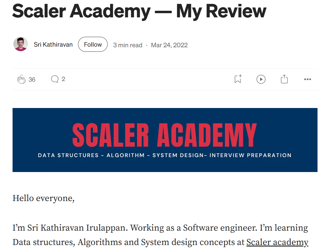 Honest Student Reviews