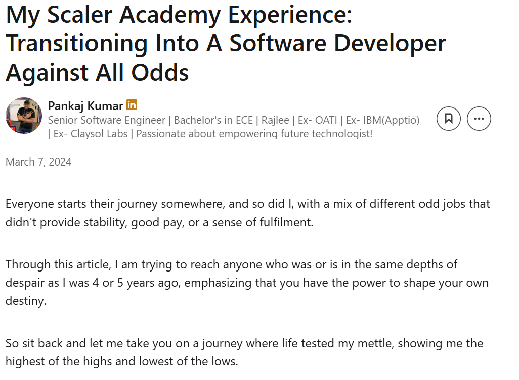 Honest Student Reviews