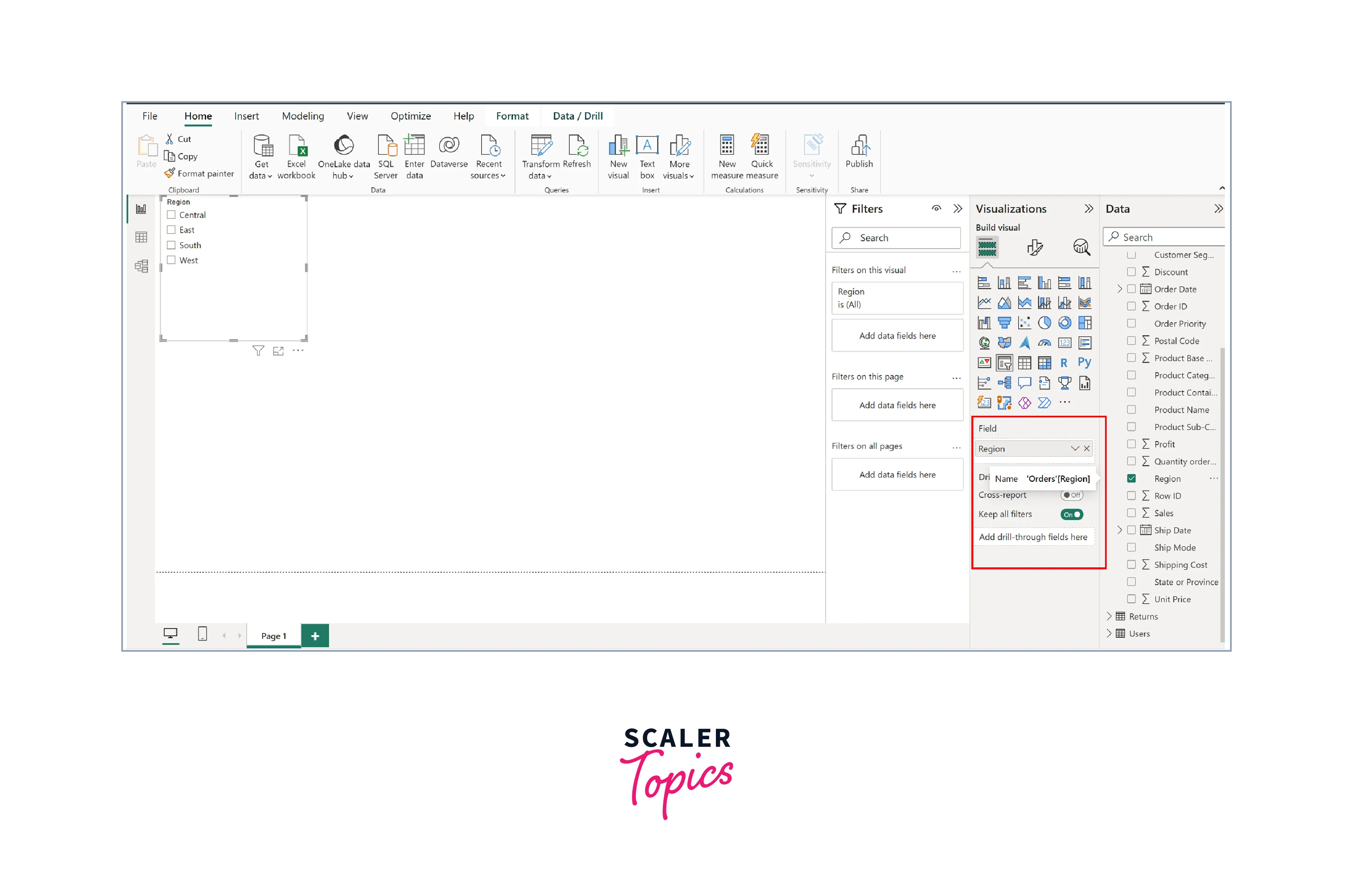 How To Create Slicer in Power BI Desktop1