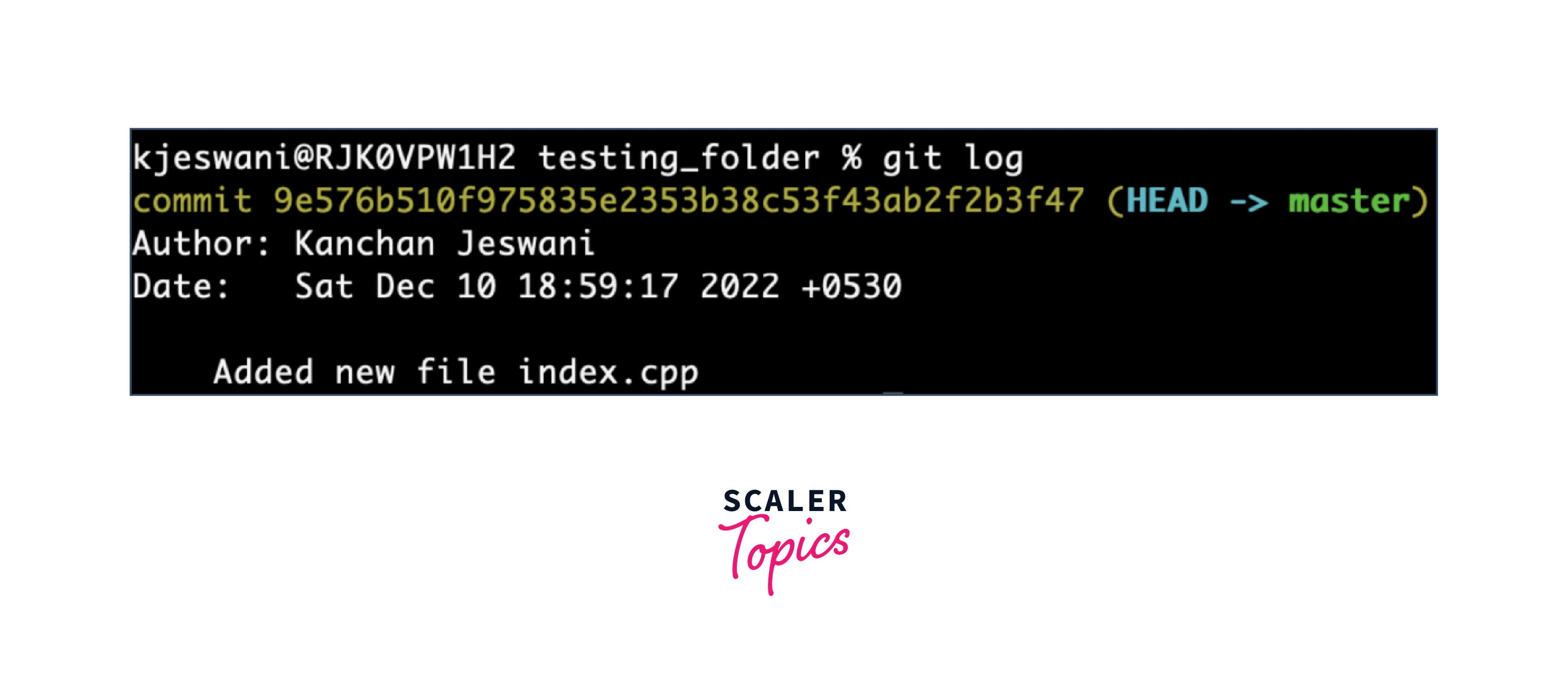 initial commit history of master branch