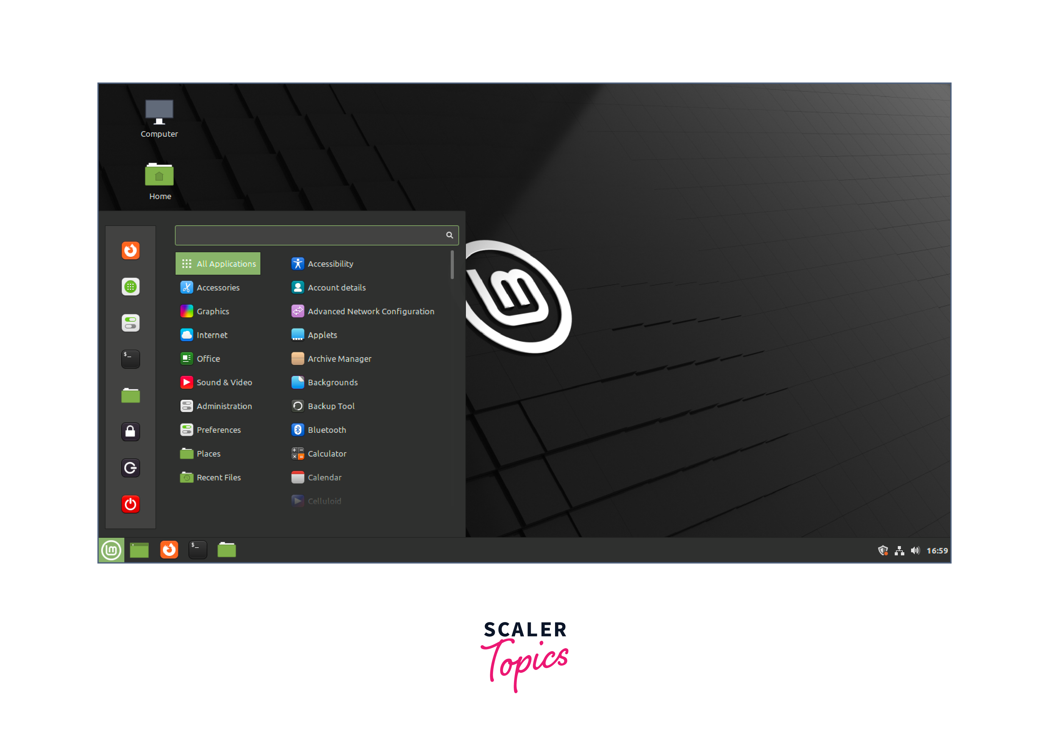 Linux Mint Desktop Image