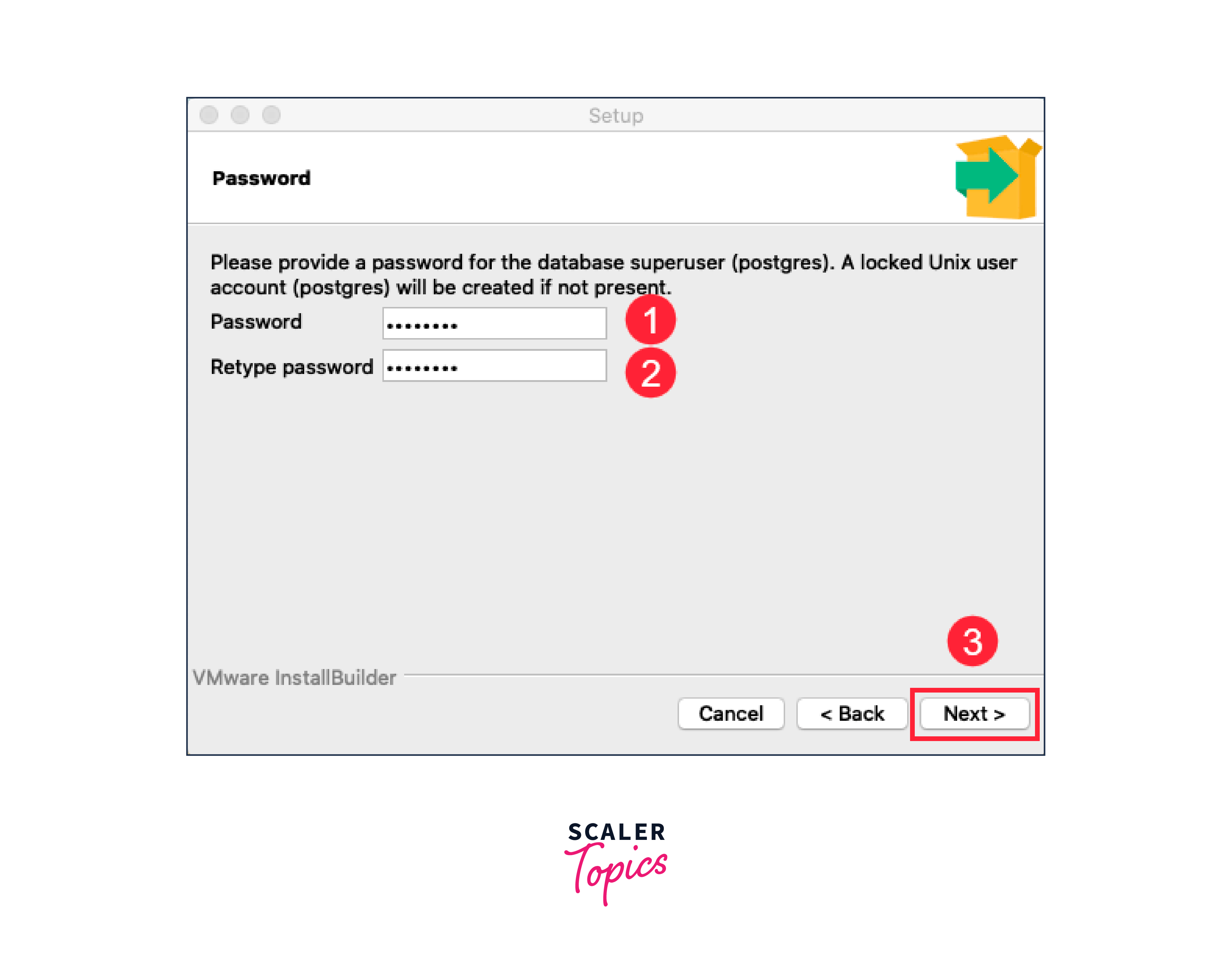 setting the password for authentication of user on postgresql on mac
