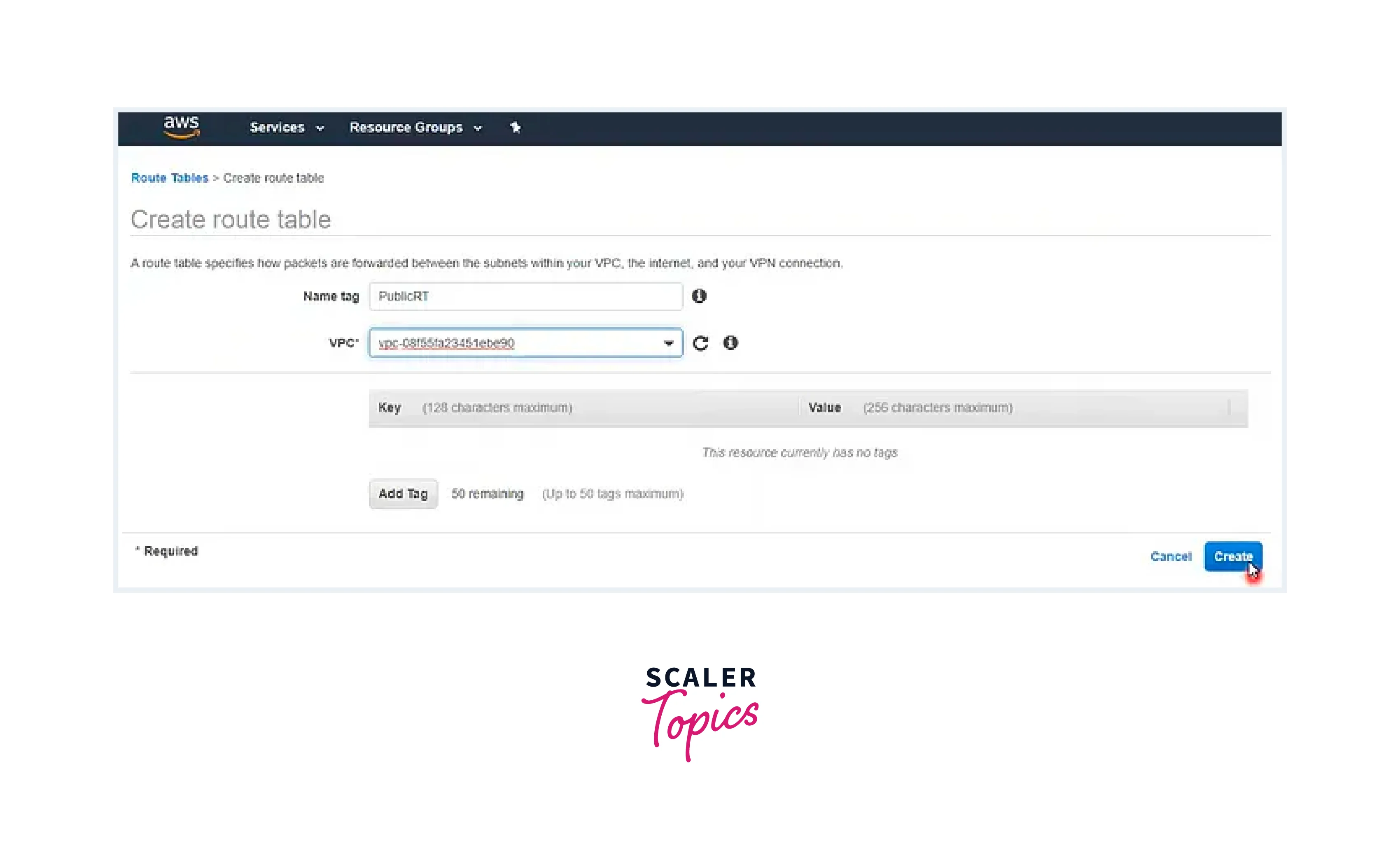 step 4 crafting public and private route tables