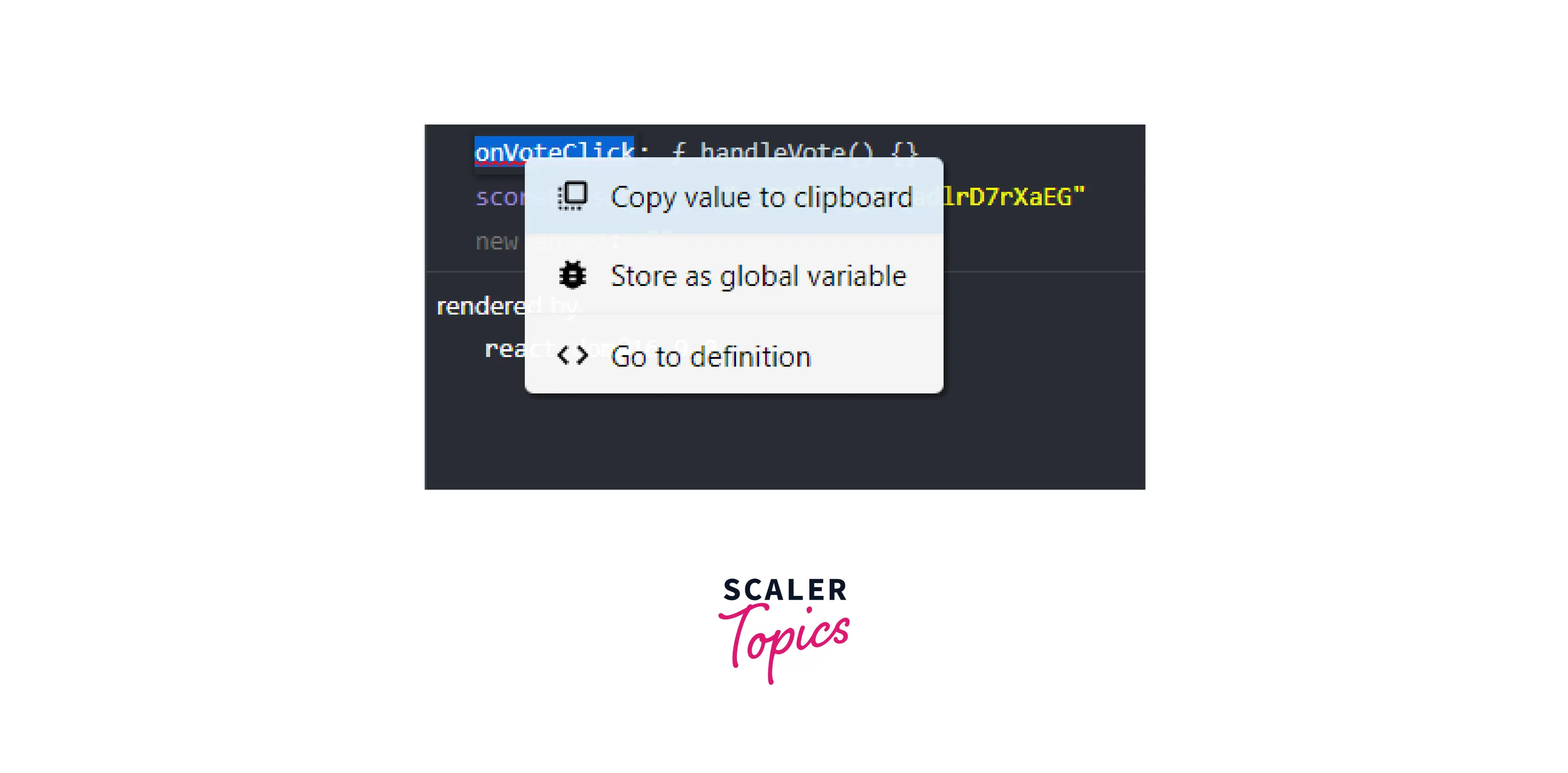 Store as global variable option