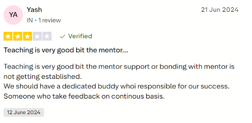 students’ testimonial