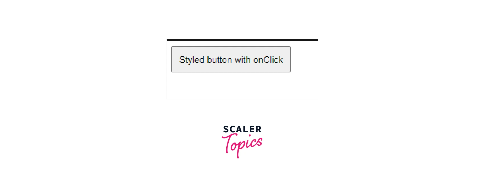 styled button with onclick