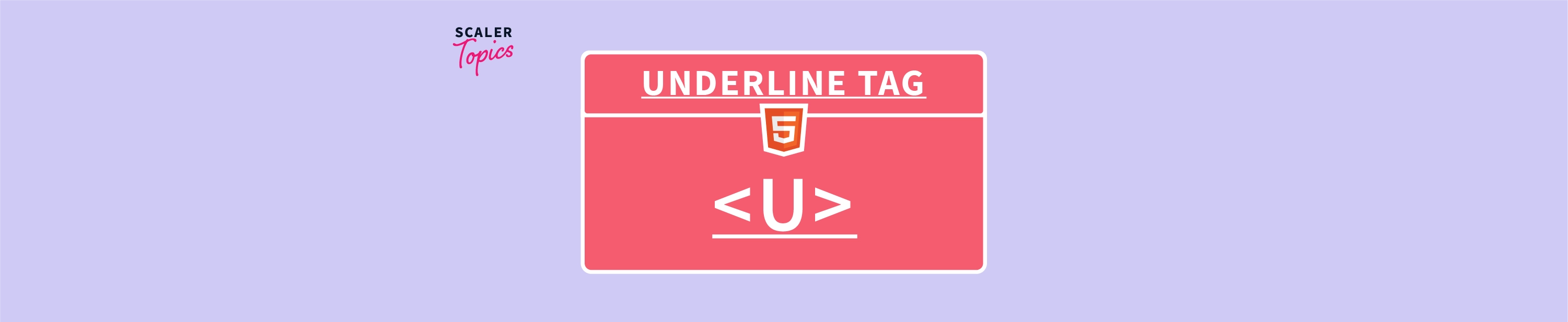 Underline Tag in HTML Scaler Topics