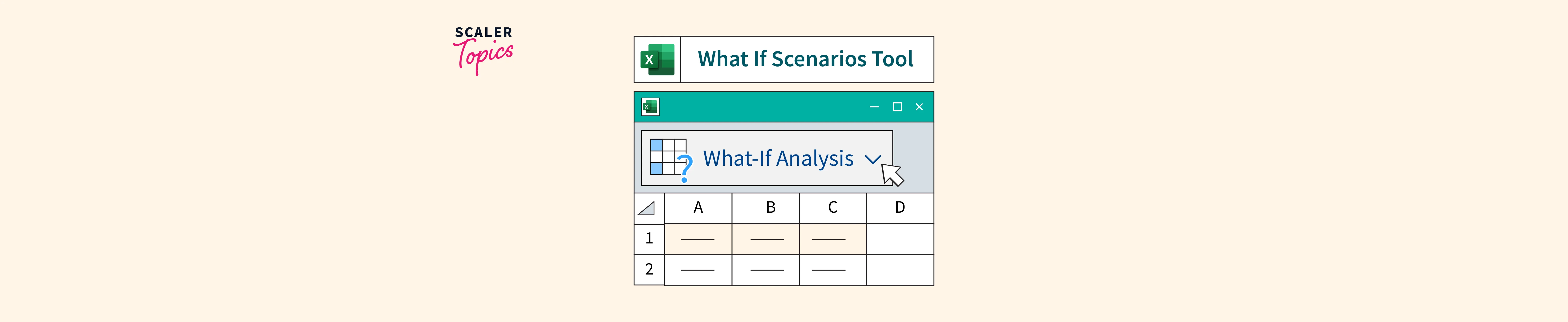 What-if Analysis in Excel - Scaler Topics