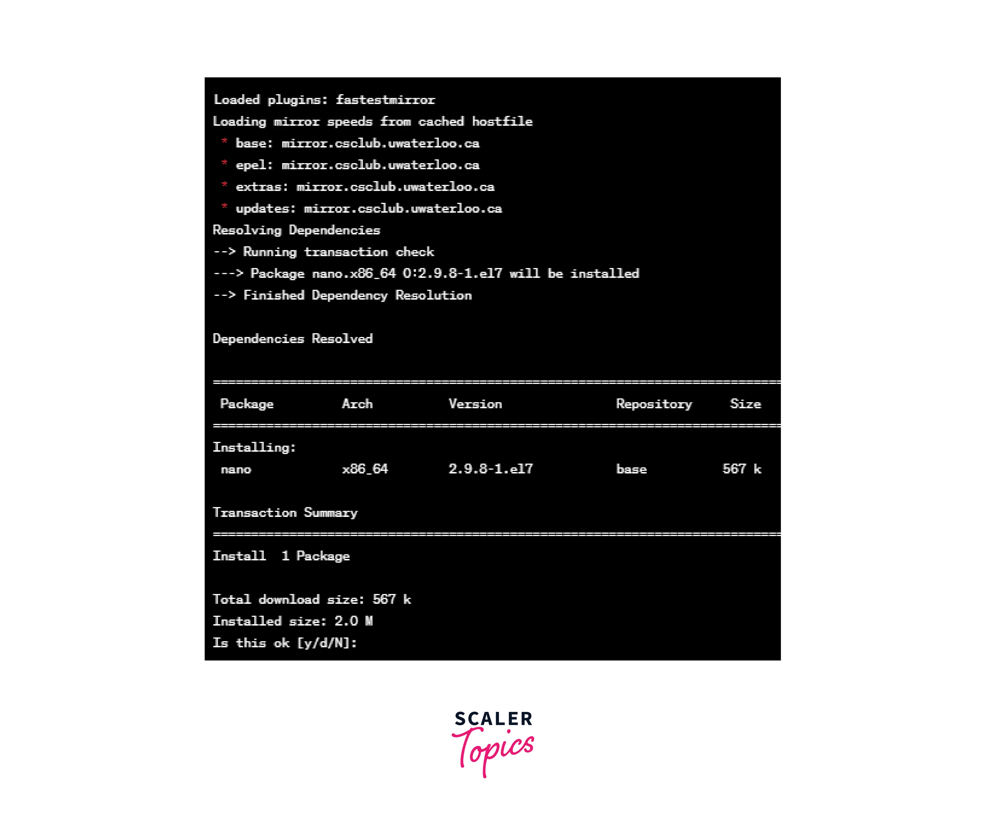 Search and Install Packages output 2