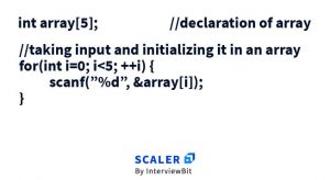 Passing Array to Function in C/C++ - Scaler Topics
